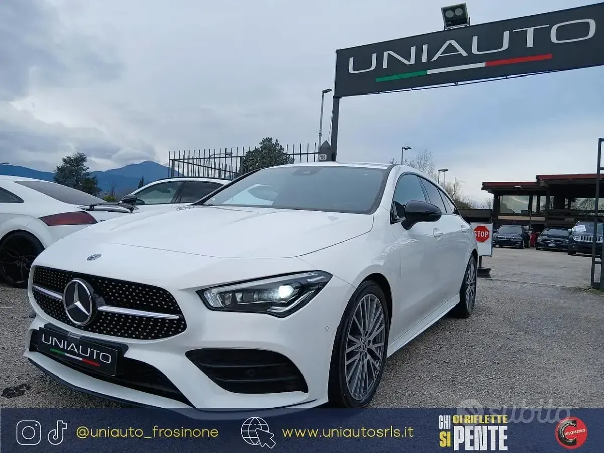 Usata Mercedes CLA220 190 CV (139 kW) 2019 Bianco Coupé