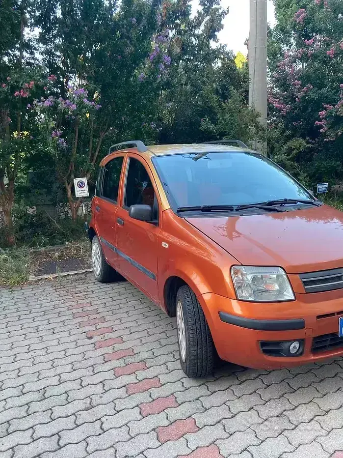 Usata Fiat Panda 60 CV (44 kW) 2009 Arancione Utilitaria
