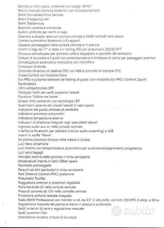 Usata BMW 320 Advantage 2015 Nero Berlina