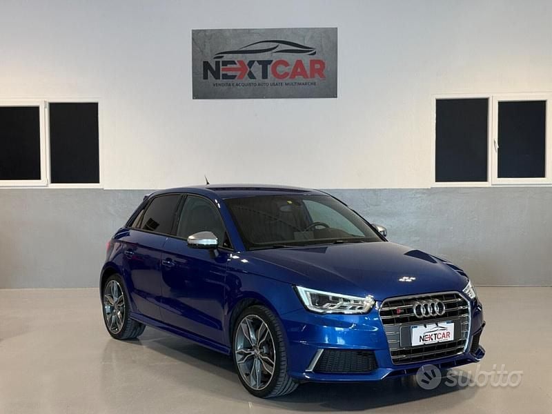 Usata Audi S1 Sportback Ambiente 231 CV (169 kW) 2015 Blu/azzurro Utilitaria