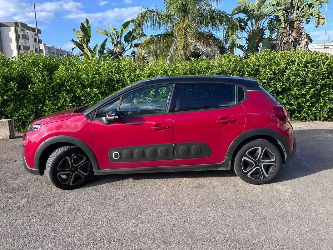 Usata Citroën C3 PureTech 82 CV (60 kW) 2018 Rosso Utilitaria