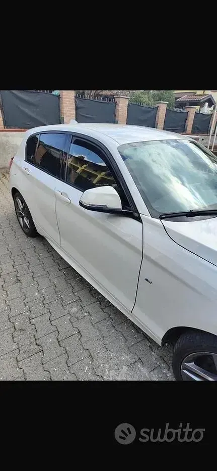 Usata BMW 118 Efficient Dynamics 150 CV (110 kW) 2015 Bianco Utilitaria