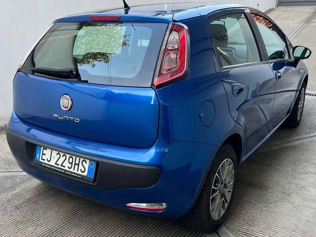 Usata Fiat Punto Evo S 77 CV (56 kW) 2011 Blu/azzurro Utilitaria