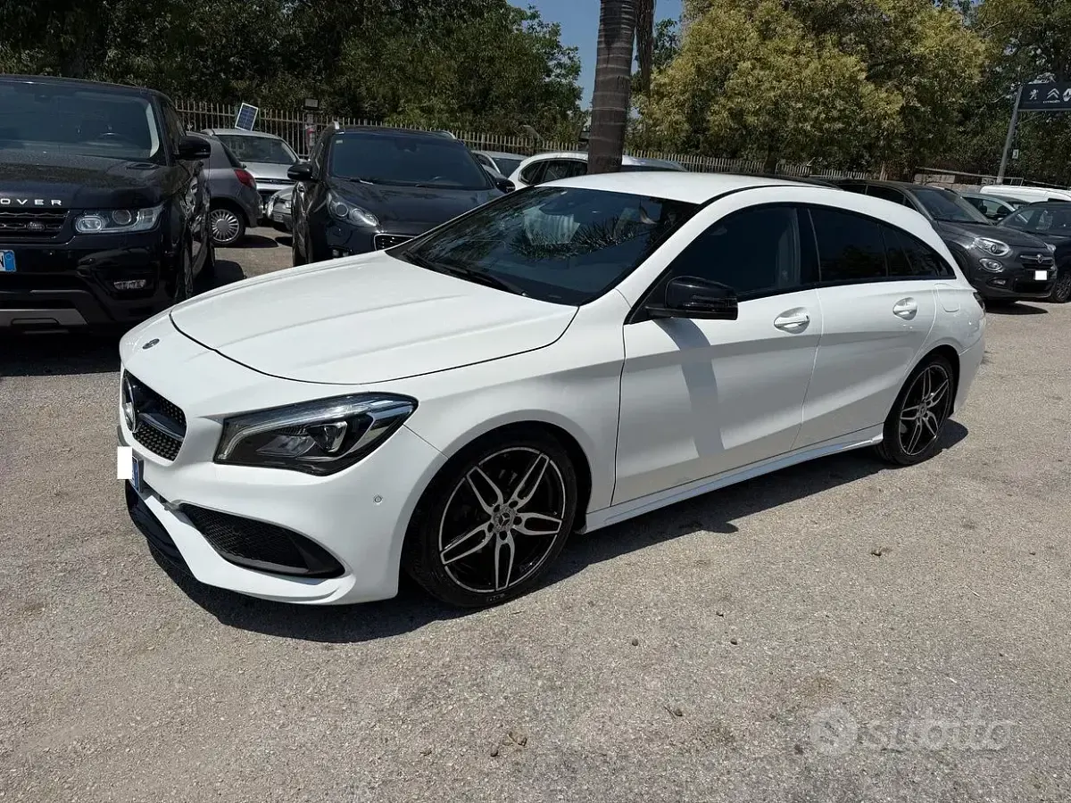 Usata Mercedes CLA200 Premium 136 CV (100 kW) 2019 Bianco Coupé