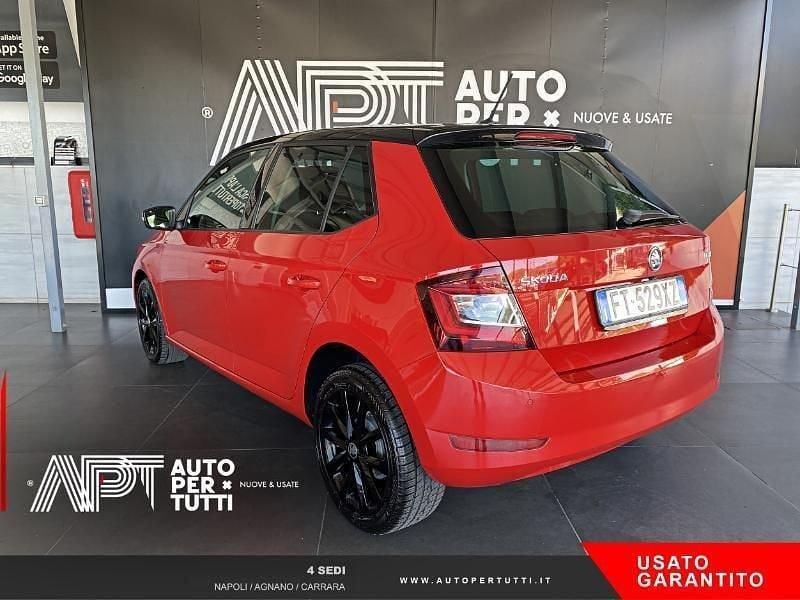 Usata Skoda Fabia 60 CV (44 kW) 2019 Rosso Utilitaria