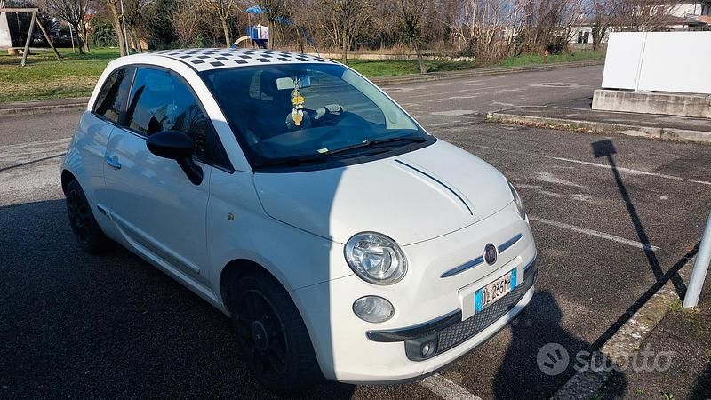 Usado Fiat 500 2008 Blanco Utilitario