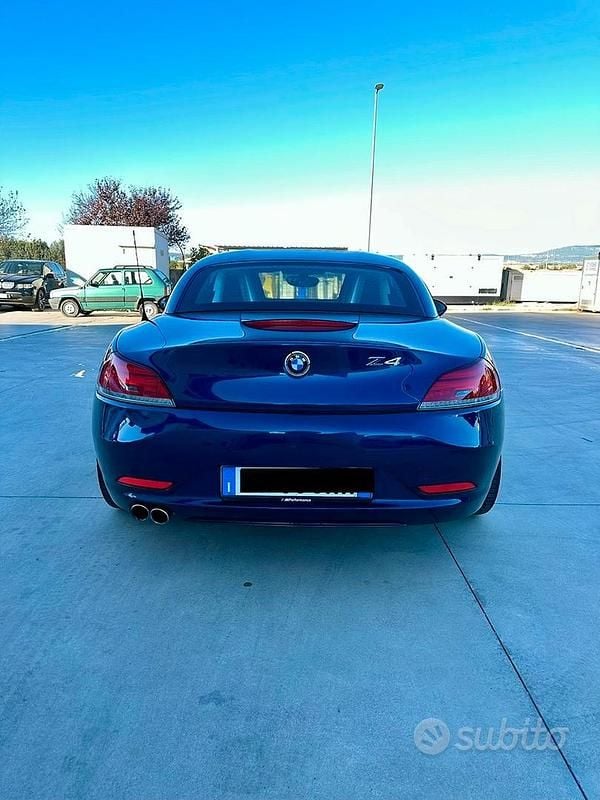 Usata BMW Z4 M Sport 204 CV (150 kW) 2011 Blu Cabrio