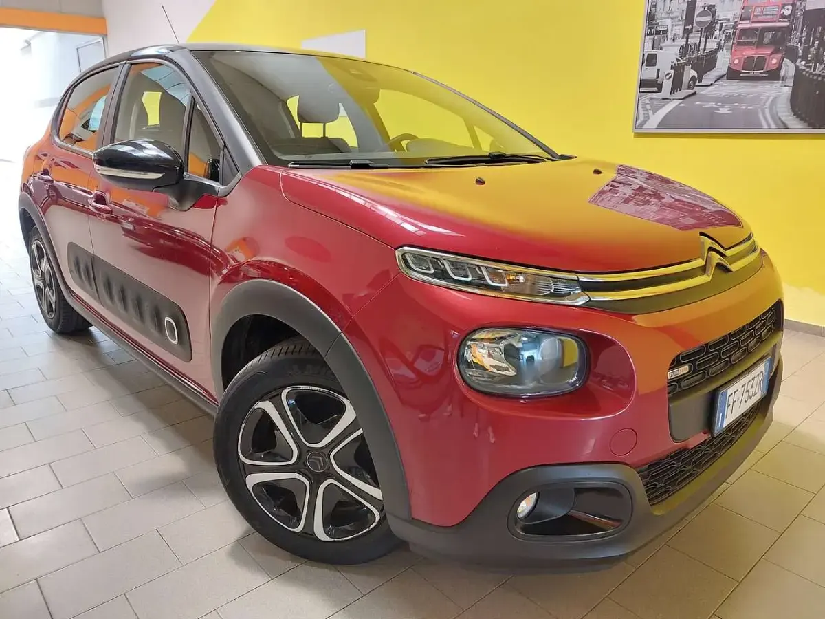 Usata Citroën C3 Shine 82 CV (60 kW) 2016 Rosso Berlina