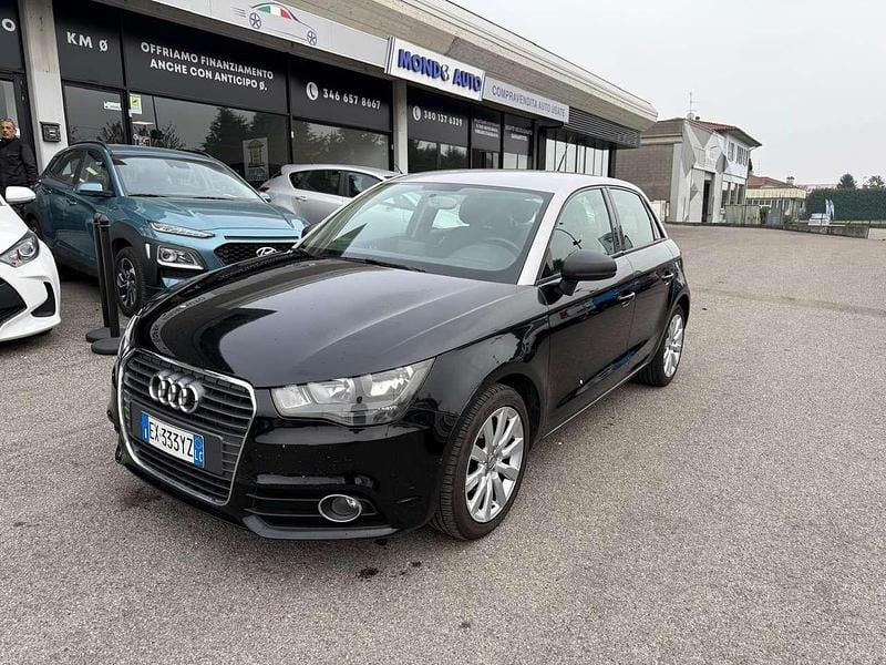 Usata Audi A1 Sportback Ambition 90 CV (66 kW) 2014 Nero Utilitaria