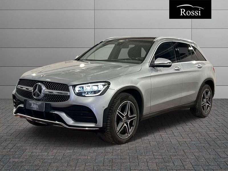Usata Mercedes GLC300e Premium 195 CV (143 kW) 2022 Argento hightech metallizzato SUV