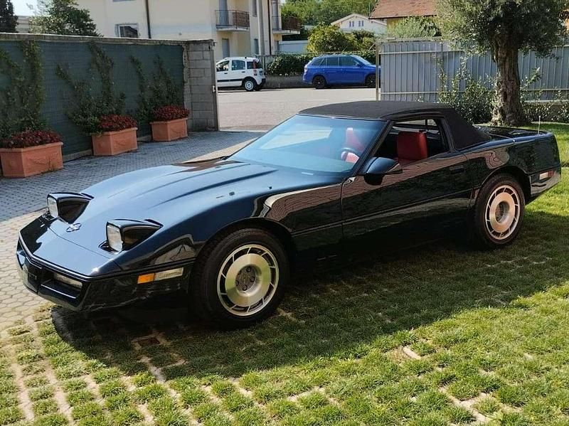 Usata Corvette C4 243 CV (178 kW) 1987 Nero Cabrio