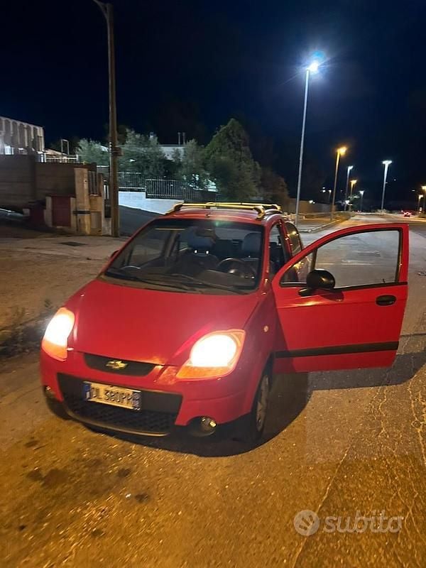 Usata Chevrolet Matiz 52 CV (38 kW) 2008 Rosso Utilitaria