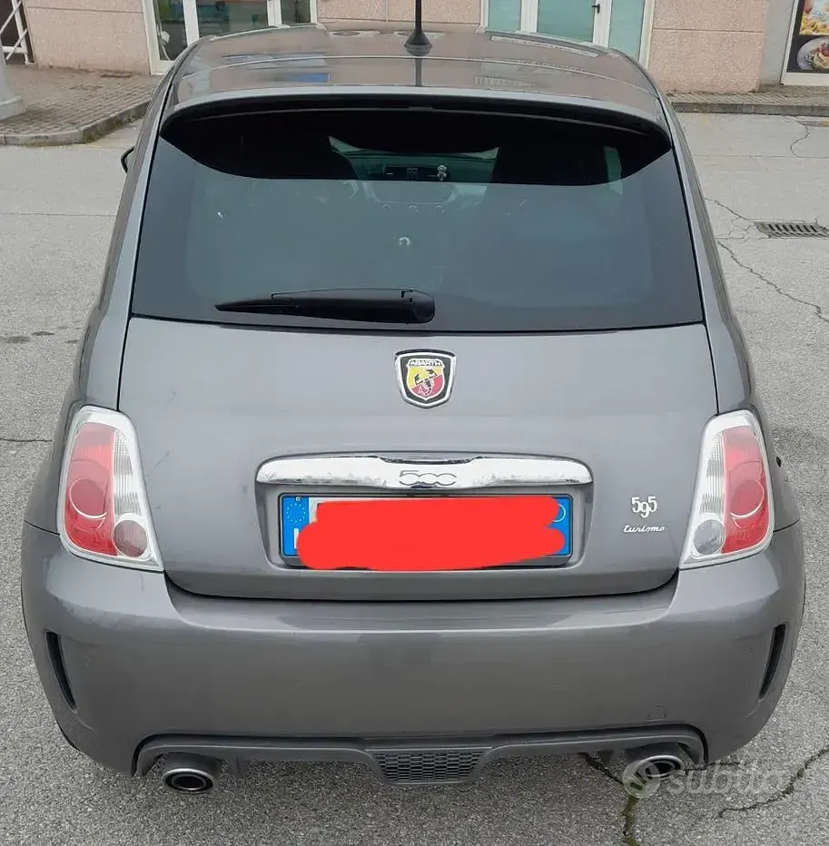 Usata Abarth 595 Turismo 160 CV (117 kW) 2014 Grigio Utilitaria