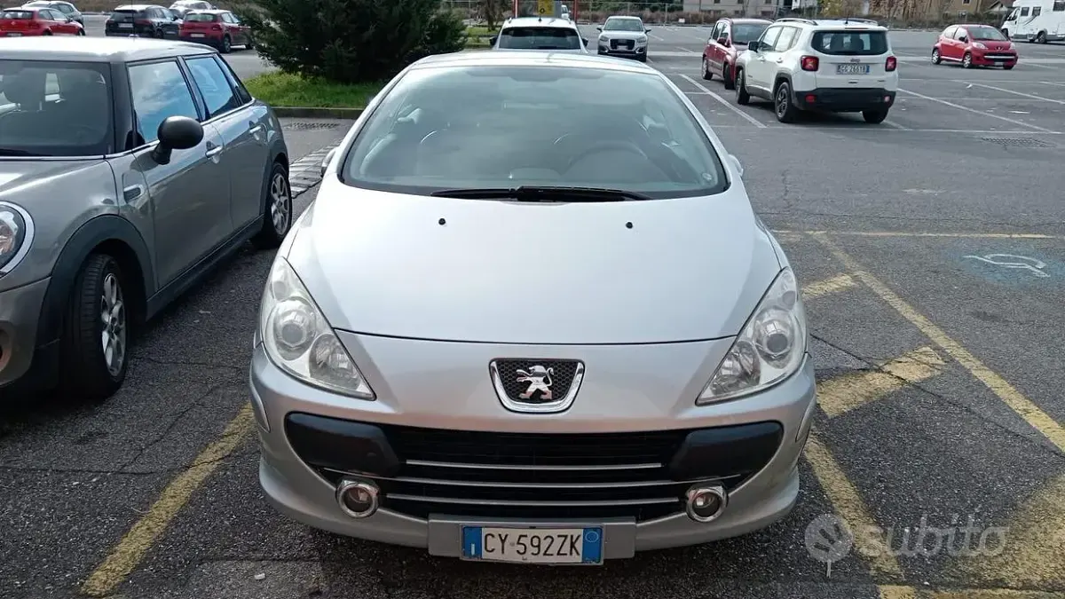 Usata Peugeot 307 CC 136 CV (100 kW) 2006 Argento Cabrio