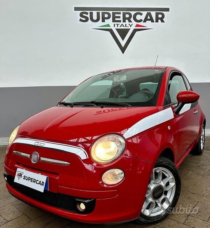 Usata Fiat 500 69 CV (50 kW) 2009 Rosso Cabrio