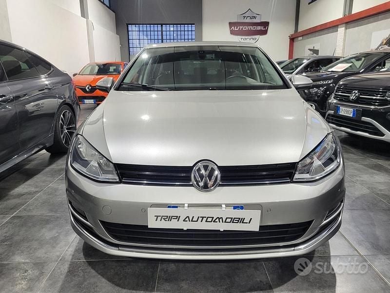 Usata VW Golf VII Highline 122 CV (89 kW) 2013 Beige Berlina