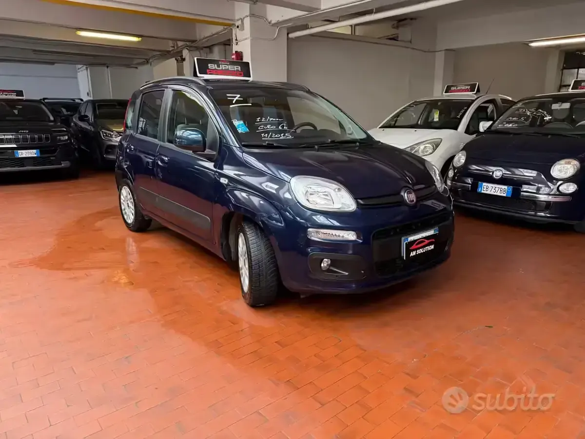 Usata Fiat Panda 69 CV (50 kW) 2015 Blu Utilitaria
