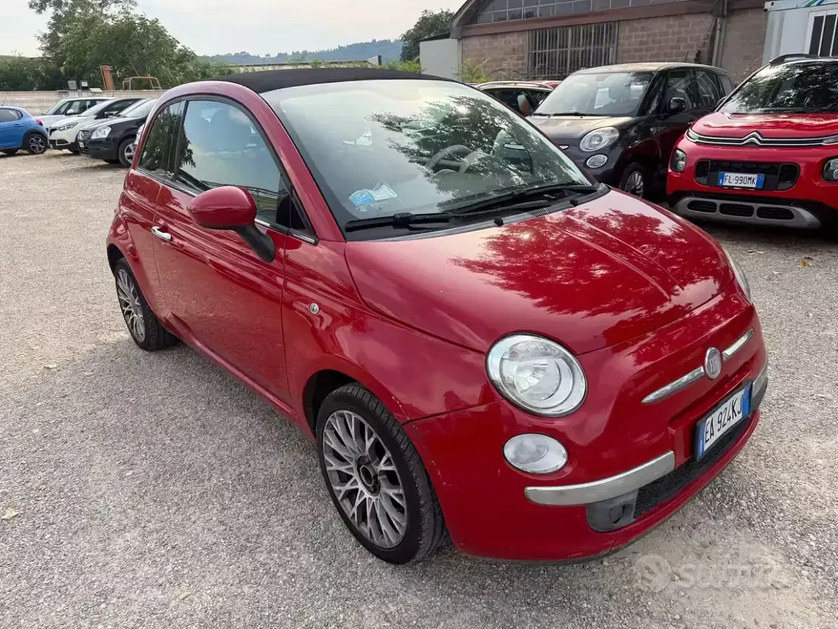 Usata Fiat 500 Lounge 69 CV (50 kW) 2010 Cabrio