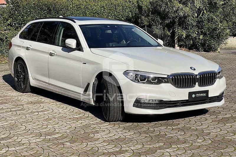 Usata BMW 520 Luxury Line 190 CV (139 kW) 2018 Bianco Station wagon