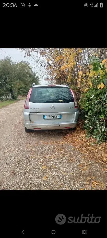 Usata Citroën C4 Picasso 110 CV (80 kW) 2008 Grigio Monovolume