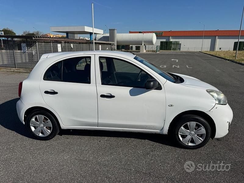 Usata Nissan Micra Visia 2014 Bianco Utilitaria