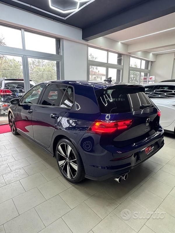 Usata VW Golf VII GTD 200 CV (147 kW) 2021 Blu Utilitaria
