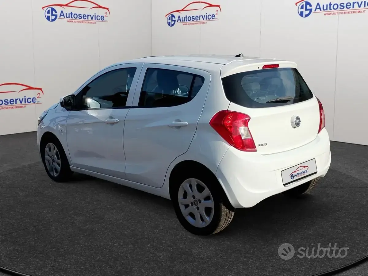 Usata Opel Karl Cosmo 75 CV (55 kW) 2016 Bianco Utilitaria