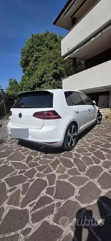 Usata VW Golf VII GTI 230 CV (169 kW) 2014 Bianco Berlina