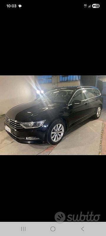 Usata VW Passat 150 CV (110 kW) 2016 Nero Station wagon