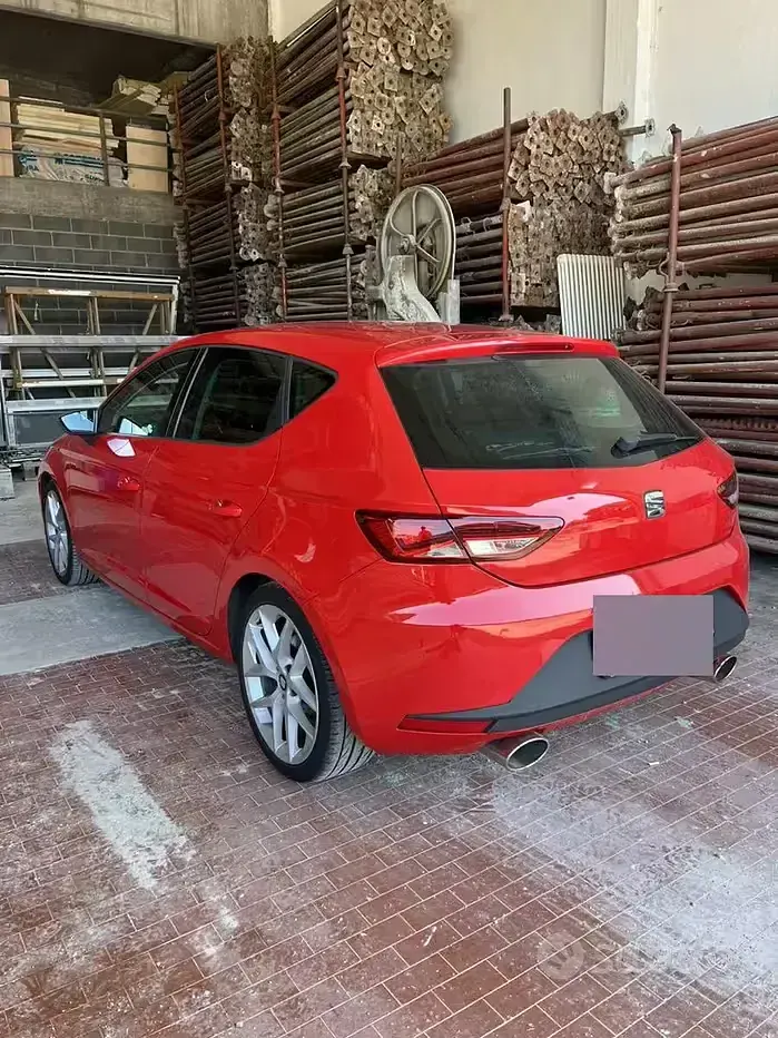 Usata Seat Leon FR 184 CV (135 kW) 2015 Rosso Berlina