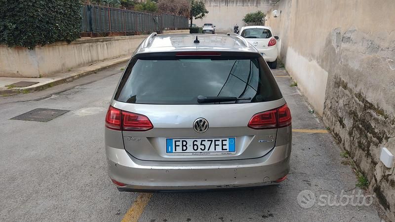 Usata VW Golf VII 110 CV (80 kW) 2015 Grigio Station wagon