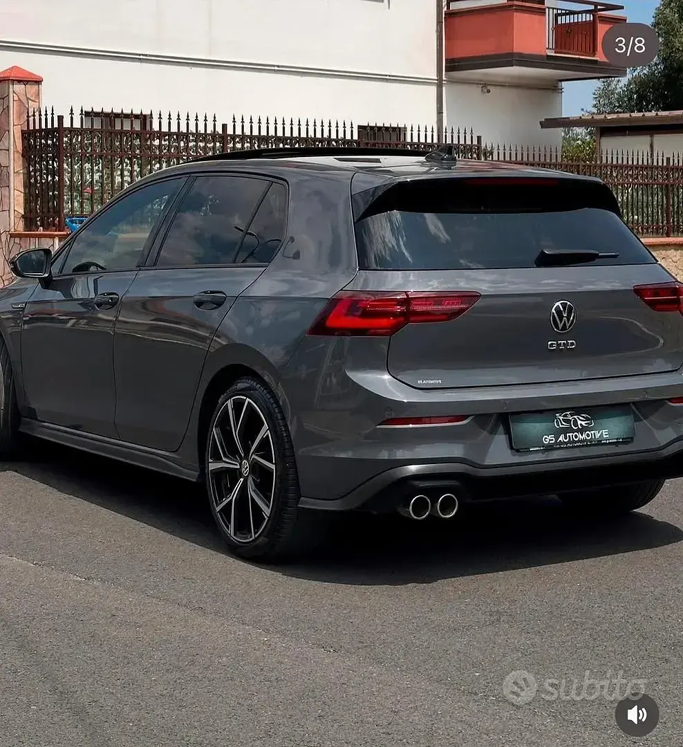 Begagnad VW Golf VIII GTD 200 HK (147 kW) 2021 Grå Sedan