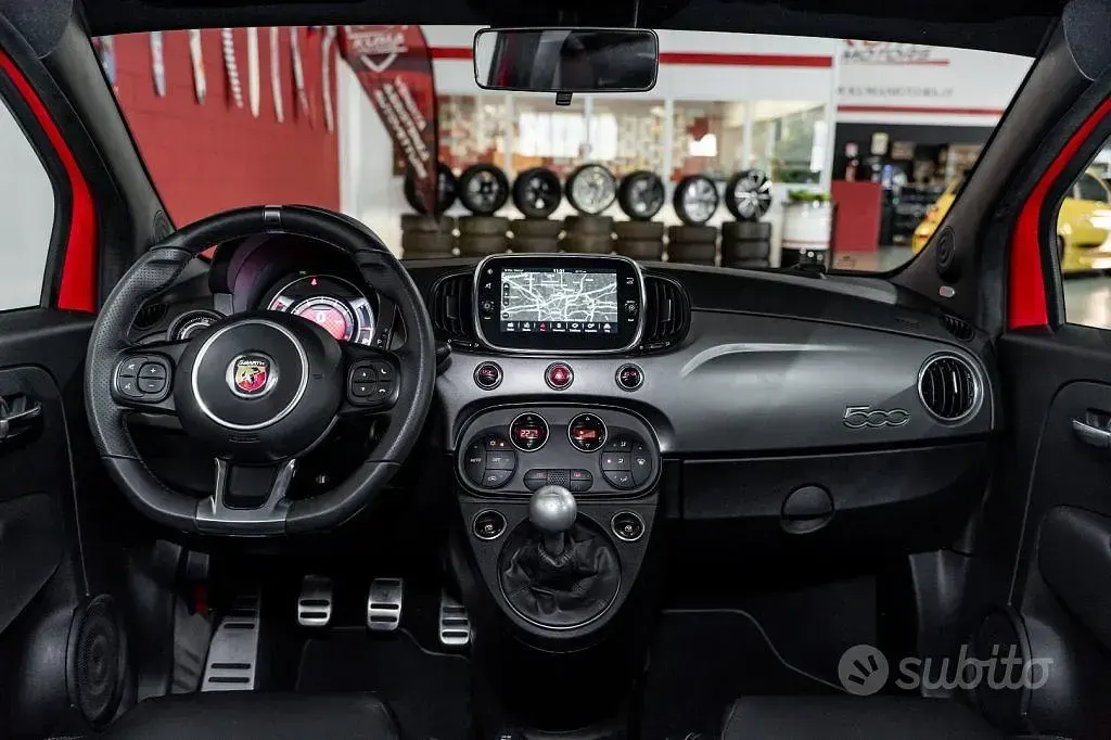 Usata Abarth 595 Turismo 165 CV (121 kW) 2020 Rosso cod. 176 Utilitaria