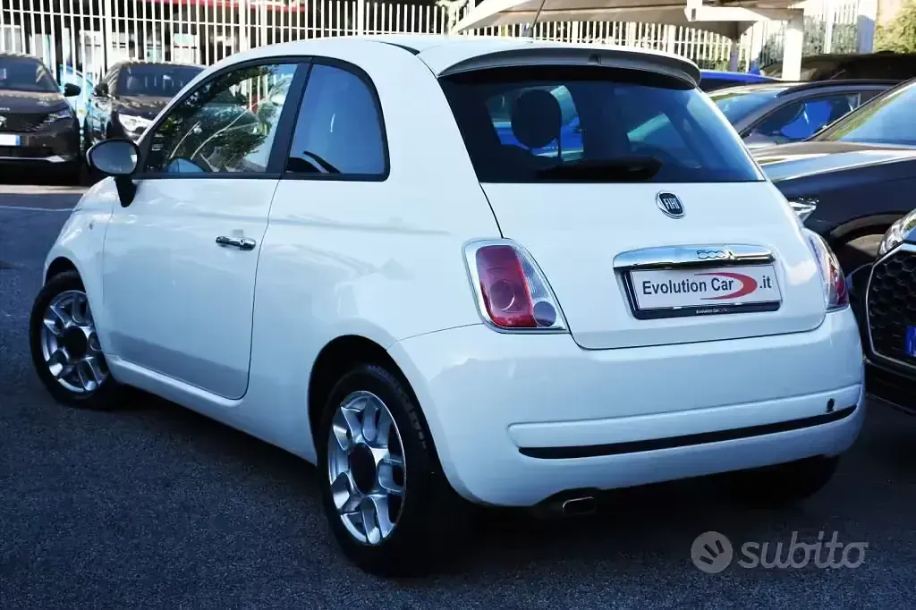 Usata Fiat 500 Sport 69 CV (50 kW) 2009 Bianco pastello Cabrio