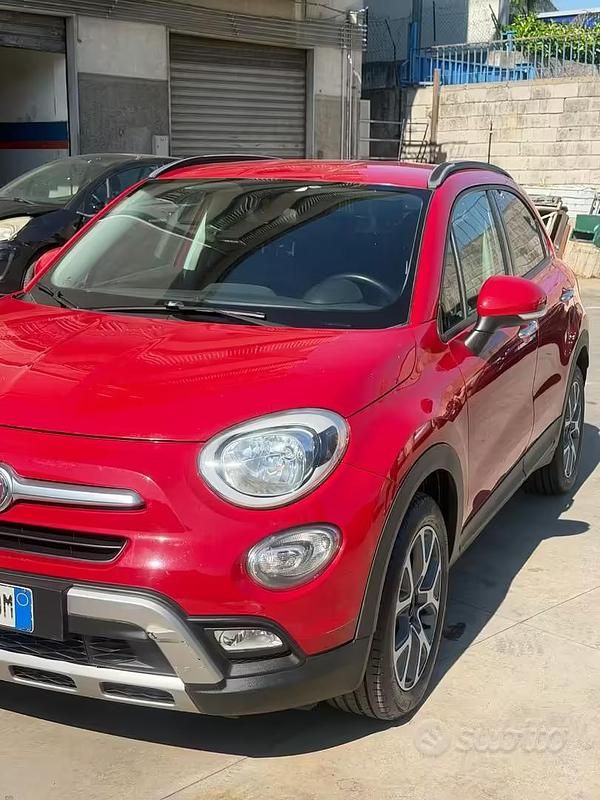 Usata Fiat 500X Cross 120 CV (88 kW) 2017 Rosso SUV