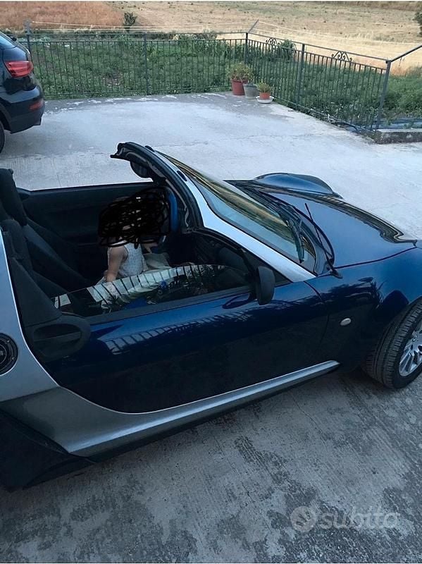 Usata Smart Roadster 82 CV (60 kW) 2004 Blu Cabrio
