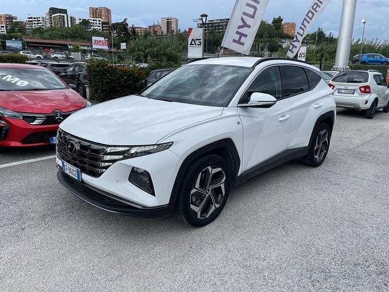 Bianco Usata 2021 Hyundai Tucson SUV | 22.500 € (Buon prezzo) - Immagine 1/4