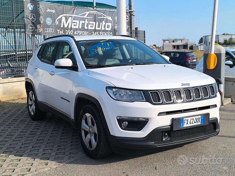Bianco Usata 2019 Jeep Compass SUV | 16.990 € (Buon prezzo) - Immagine 1/4