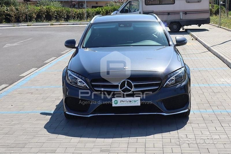 Usata Mercedes C220 Premium 170 CV (125 kW) 2016 Grigio Station wagon