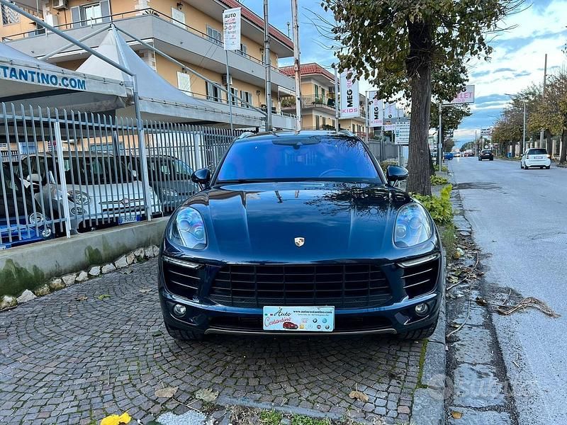 Usata Porsche Macan 250 CV (183 kW) 2017 Blu SUV