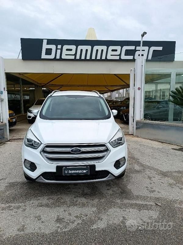 Usata Ford Kuga S 150 CV (110 kW) 2018 Bianco SUV