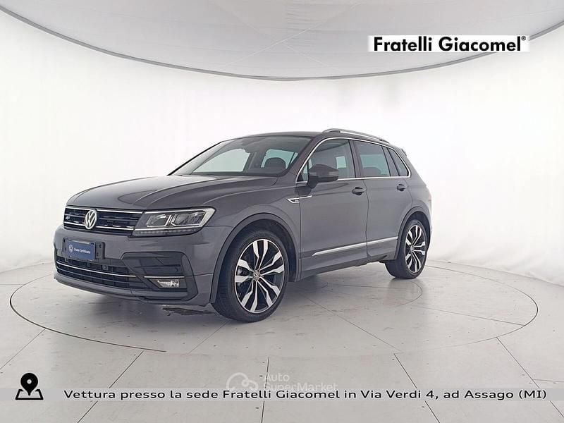 Usata VW Tiguan Sportline 150 CV (110 kW) 2019 Indium grey metallizzato SUV