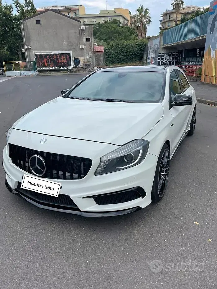 Usata Mercedes A45 AMG AMG 381 CV (280 kW) 2015 Bianco Utilitaria