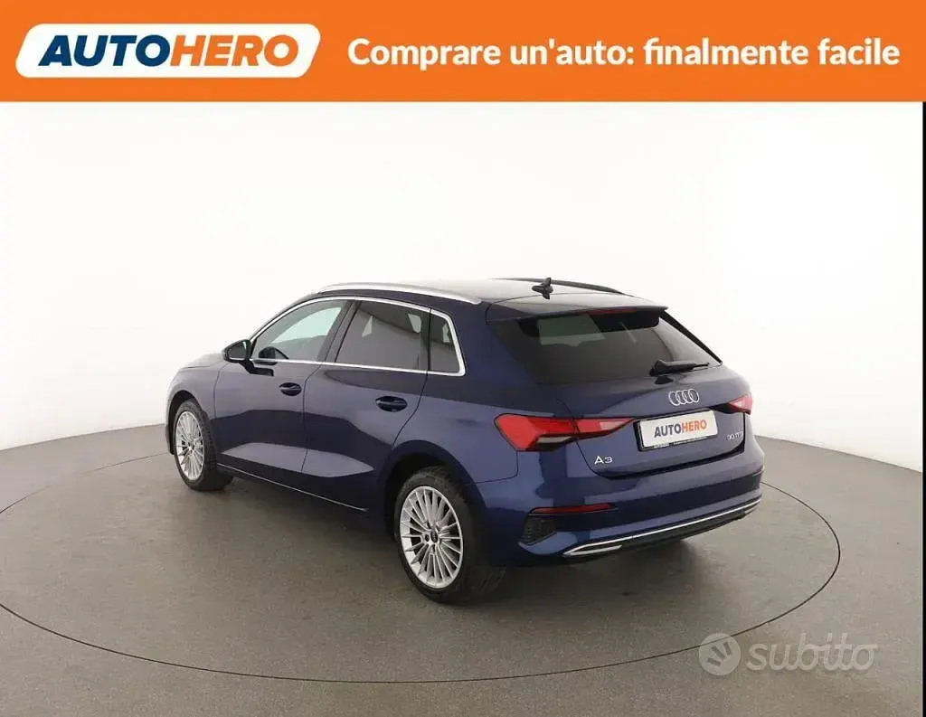 Usata Audi A3 Advanced 110 CV (80 kW) 2023 Blu/azzurro Berlina