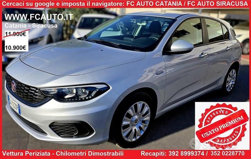 Grigio Usata 2020 Fiat Tipo Lounge Tre volumi | 10.900 € (Buon prezzo) - Immagine 1/4