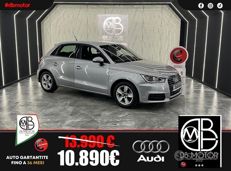 Usata Audi A1 Ambiente 90 CV (66 kW) 2016 Argento Utilitaria