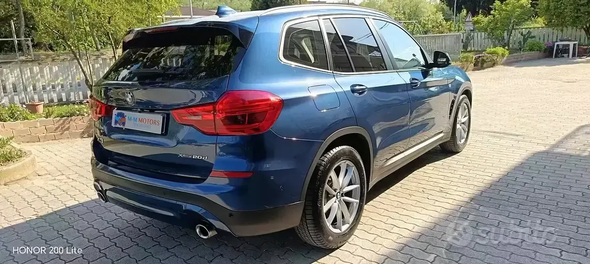 Usata BMW X3 Advantage 190 CV (139 kW) 2018 Blu SUV
