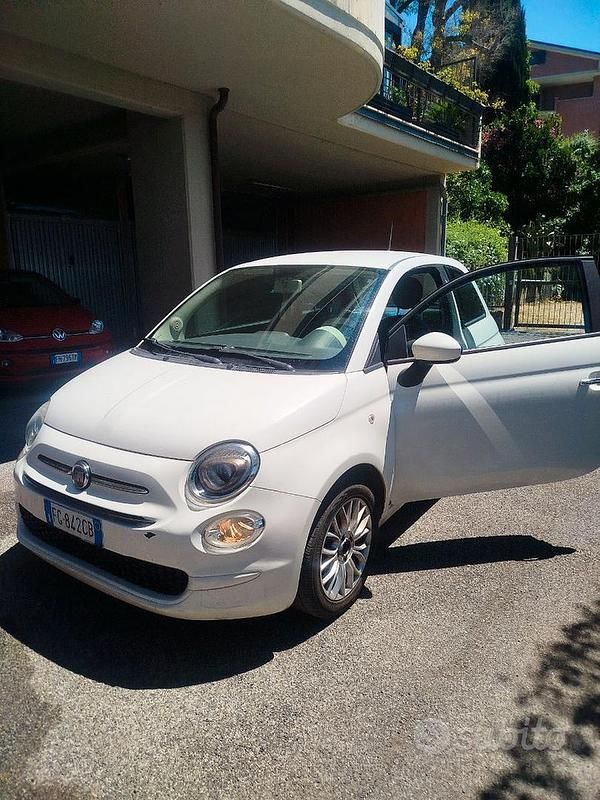 Usata Fiat 500 Pop Star 69 CV (50 kW) 2016 Bianco Utilitaria