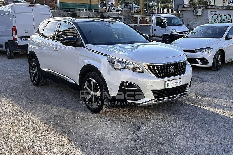 Usata Peugeot 3008 GT-line 120 CV (88 kW) 2018 Bianco SUV