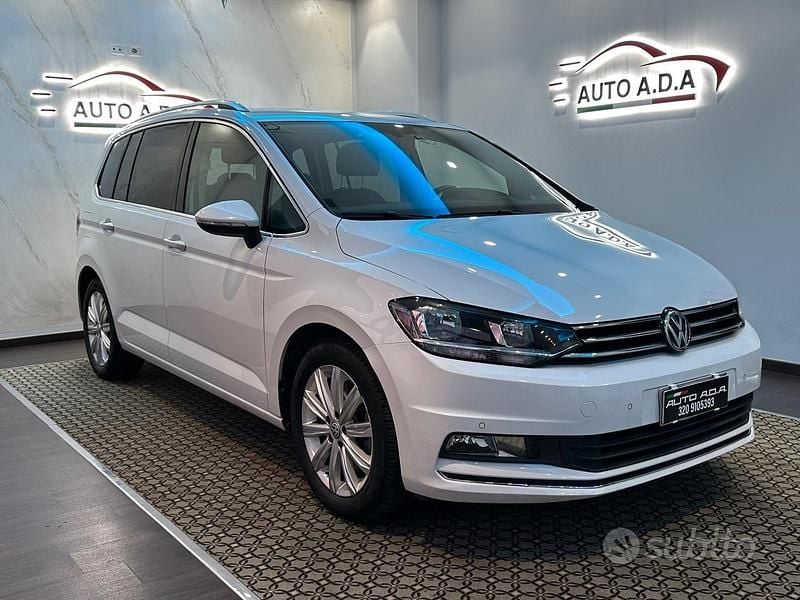 Usata VW Touran Executive 116 CV (85 kW) 2016 Bianco Monovolume